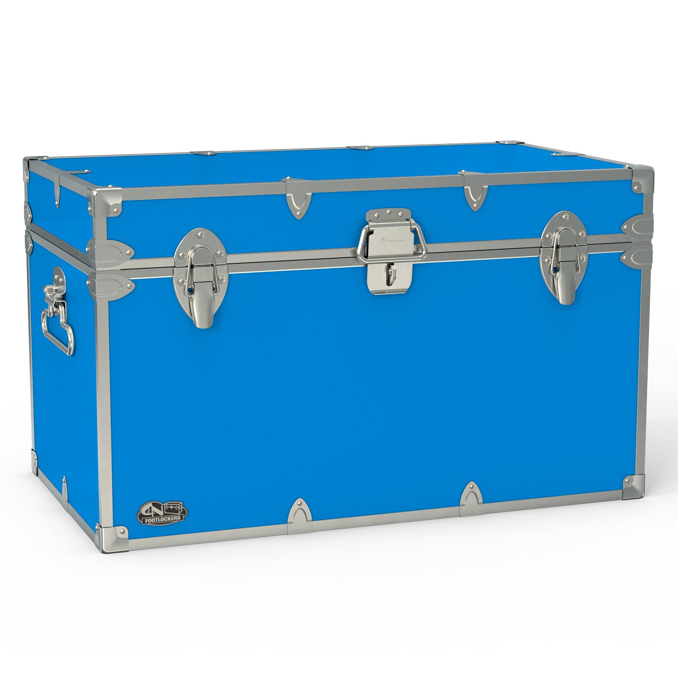 The Master Footlocker Trunk 32x18x18.5" | WTC-1105-EBL-SLV