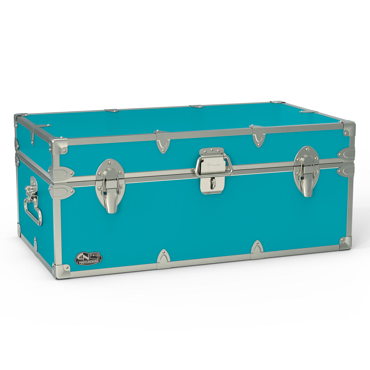The Tradesman Footlocker Trunk 32x18x13.5" | WTC-1104-TEL-SLV