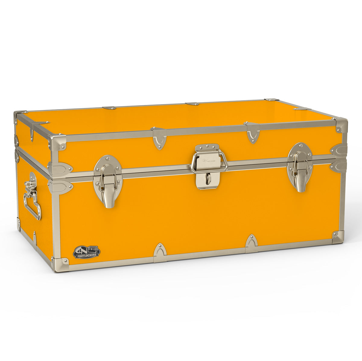 The Tradesman Footlocker Trunk 32x18x13.5" | WTC-1104-AMB-SLV