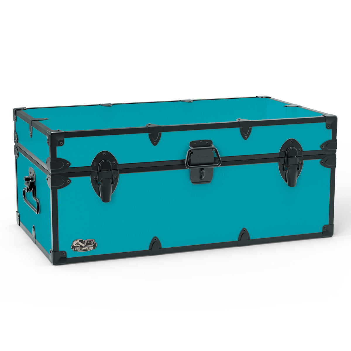 The Tradesman Footlocker Trunk 32x18x13.5" | WTC-1104-TEL-BLK