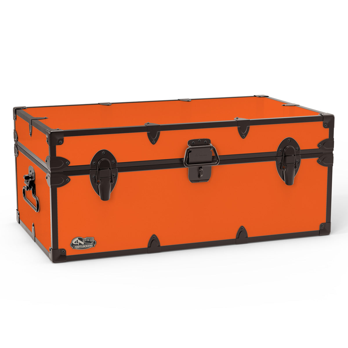 The Tradesman Footlocker Trunk 32x18x13.5" | WTC-1104-ORG-BLK