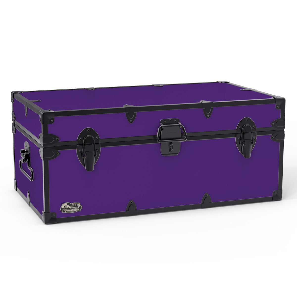 The Tradesman Footlocker Trunk 32x18x13.5" | WTC-1104-PRP-BLK