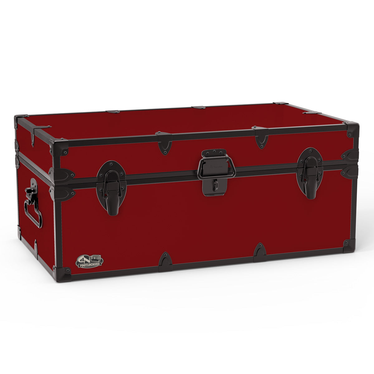 The Tradesman Footlocker Trunk 32x18x13.5" | WTC-1104-RED-BLK