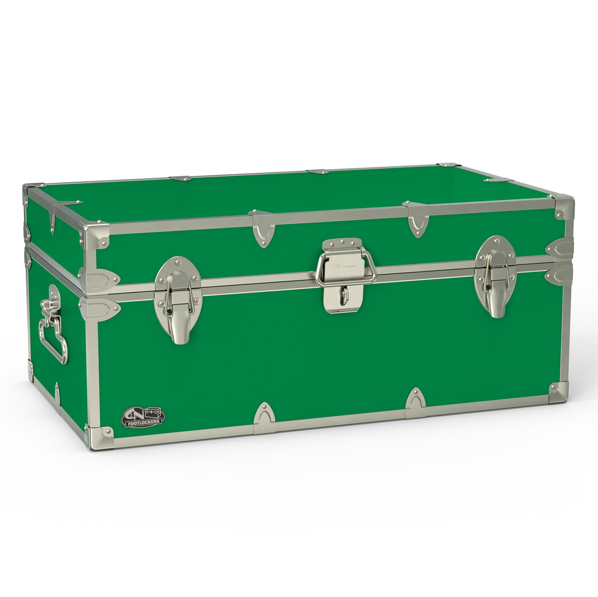 The Tradesman Footlocker Trunk 32x18x13.5" | WTC-1104-KGN-SLV