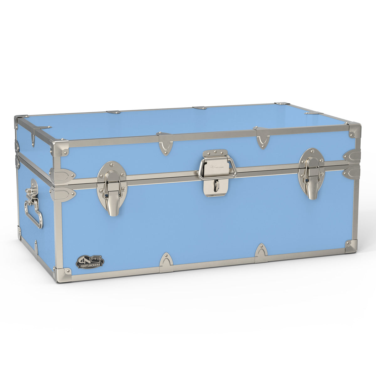 The Tradesman Footlocker Trunk 32x18x13.5" | WTC-1104-LBL-SLV
