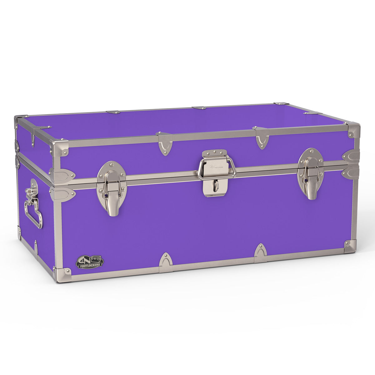 The Tradesman Footlocker Trunk 32x18x13.5" | WTC-1104-LIL-SLV