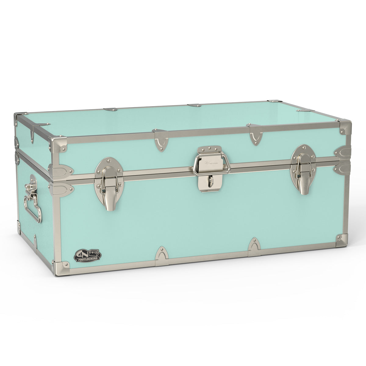 The Tradesman Footlocker Trunk 32x18x13.5" | WTC-1104-MNT-SLV