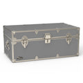 The Tradesman Footlocker Trunk 32x18x13.5" | WTC-1104-GRY-SLV