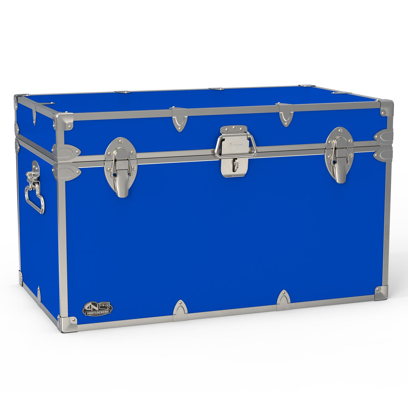 The Master Footlocker Trunk 32x18x18.5" | WTC-1105-RBL-SLV