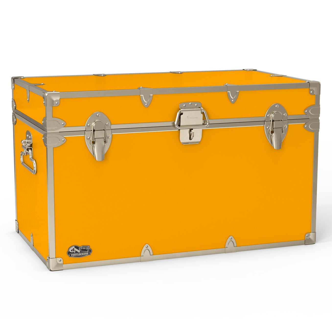 The Master Footlocker Trunk 32x18x18.5" | WTC-1105-AMB-SLV