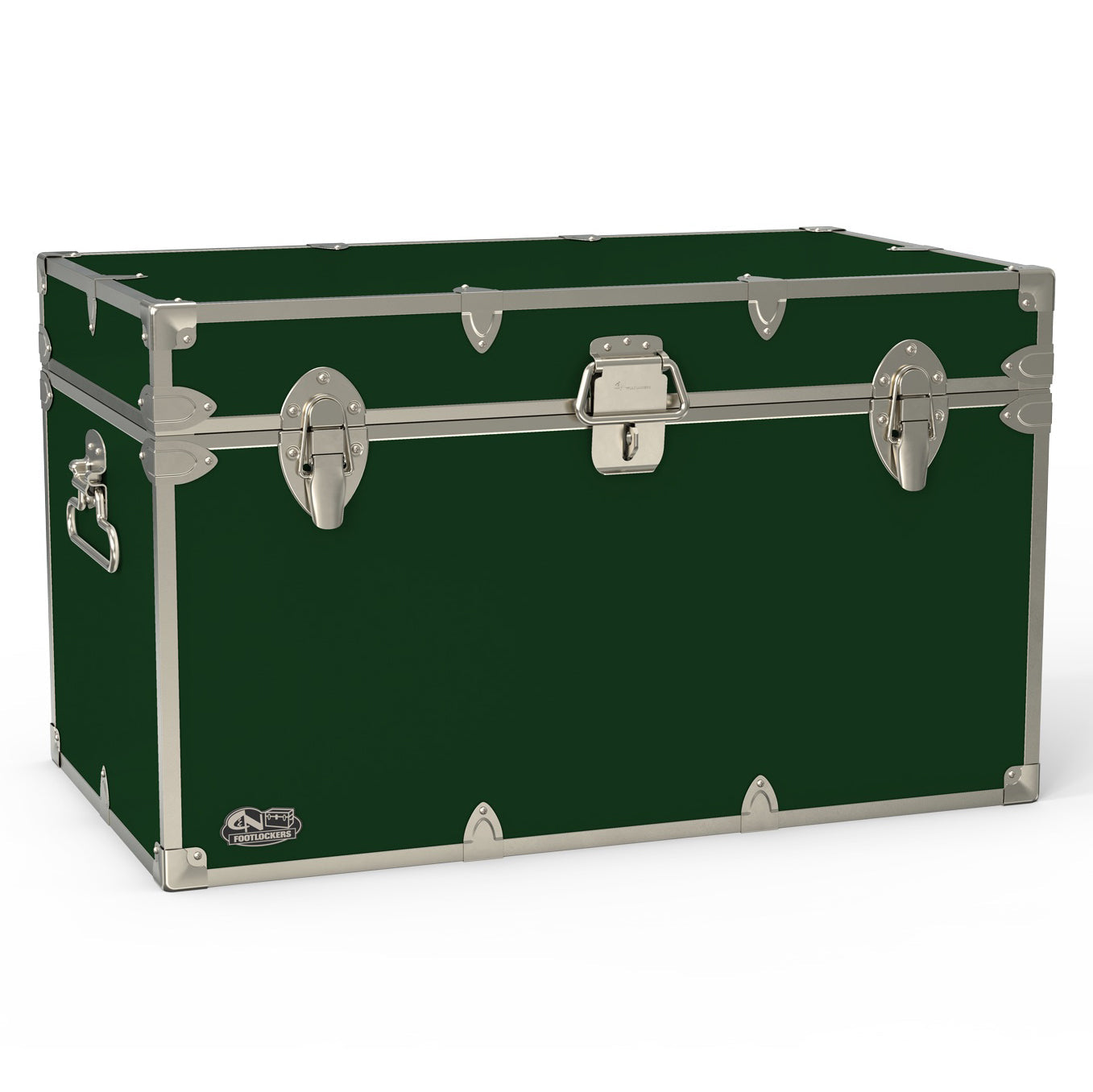 The Master Footlocker Trunk 32x18x18.5" | WTC-1105-DGN-SLV