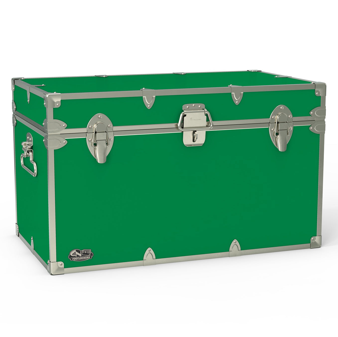 The Master Footlocker Trunk 32x18x18.5" | WTC-1105-KGN-SLV