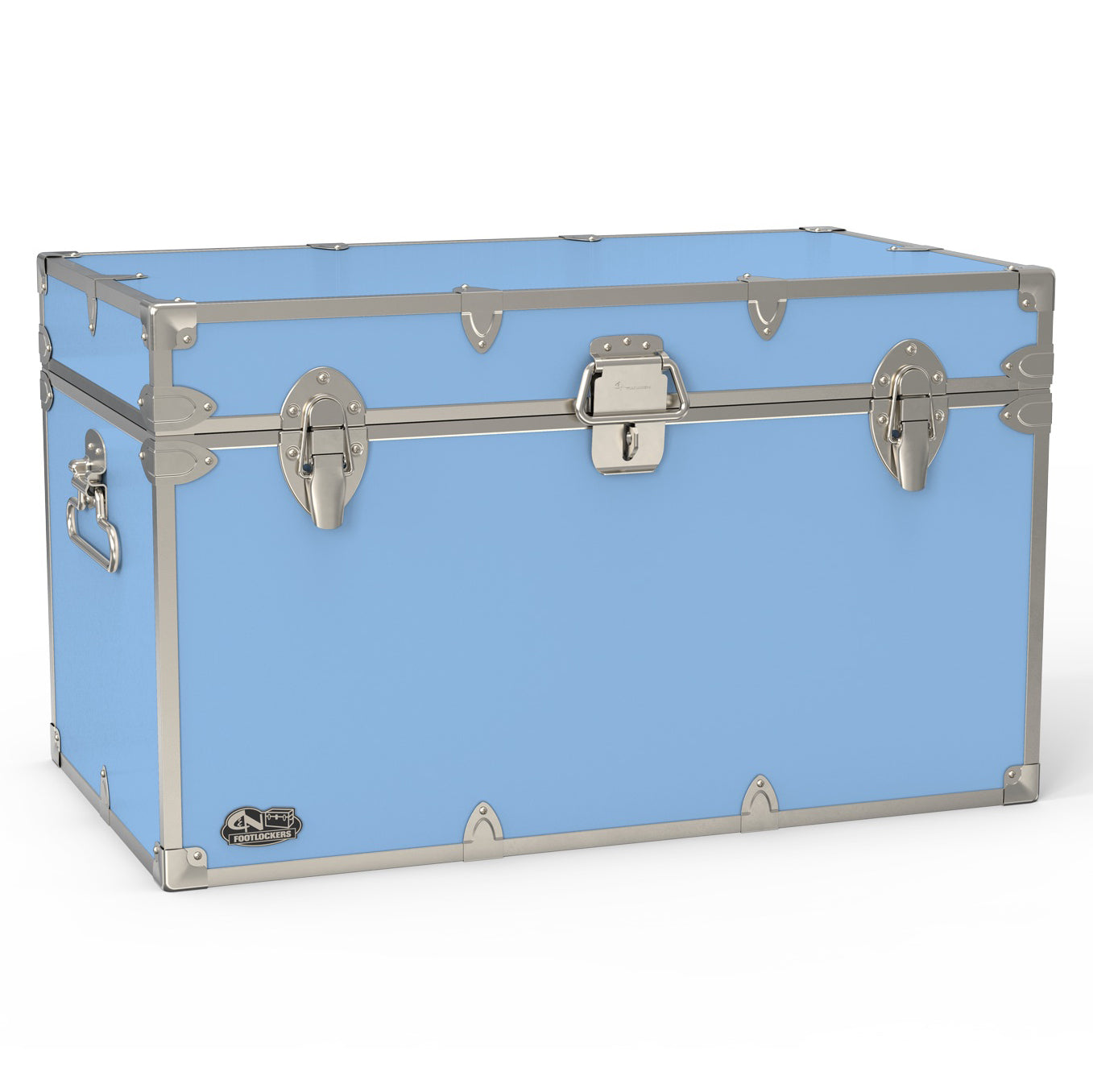 The Master Footlocker Trunk 32x18x18.5" | WTC-1105-LBL-SLV