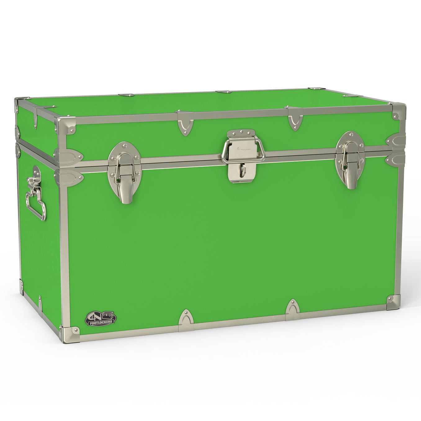 The Master Footlocker Trunk 32x18x18.5" | WTC-1105-LGN-SLV