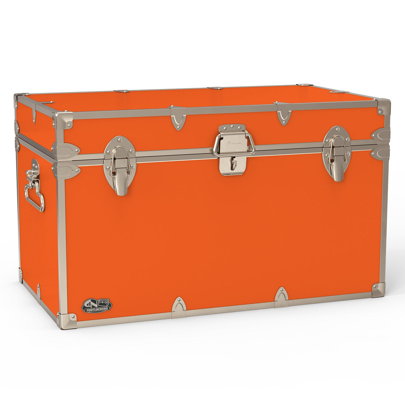 The Master Footlocker Trunk 32x18x18.5" | WTC-1105-ORG-SLV