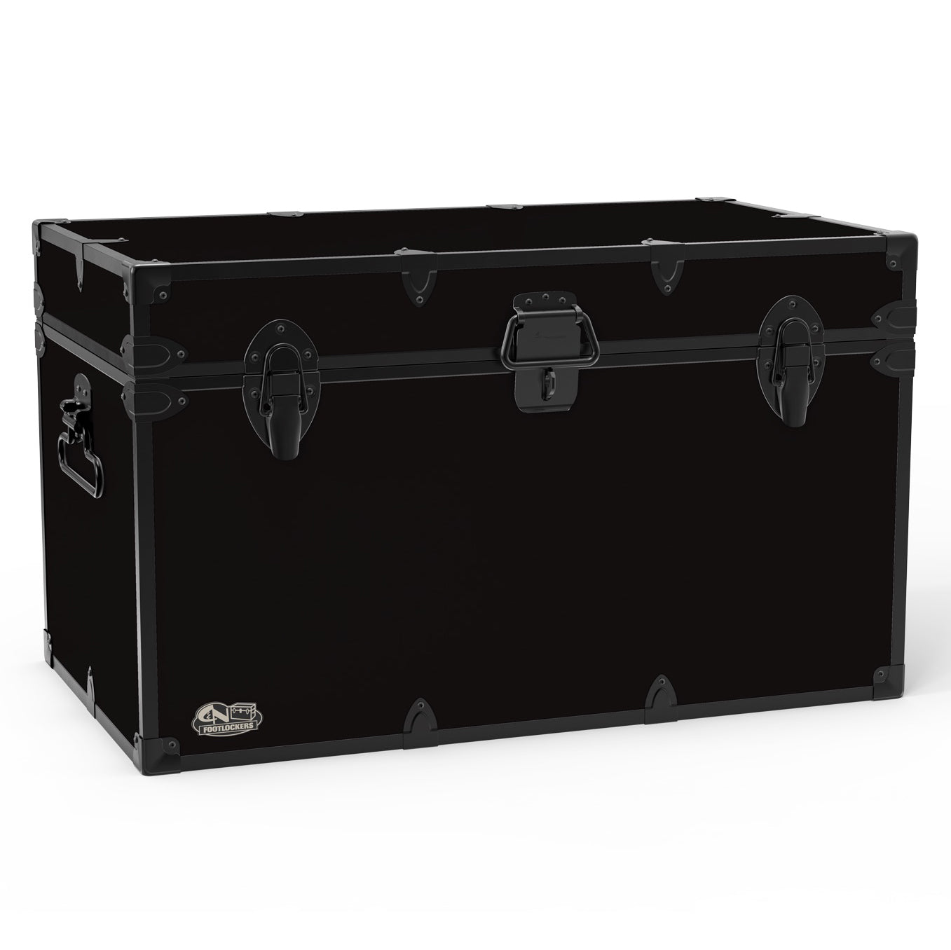 The Master Footlocker Trunk 32x18x18.5" | WTC-1105-BLK-BLK