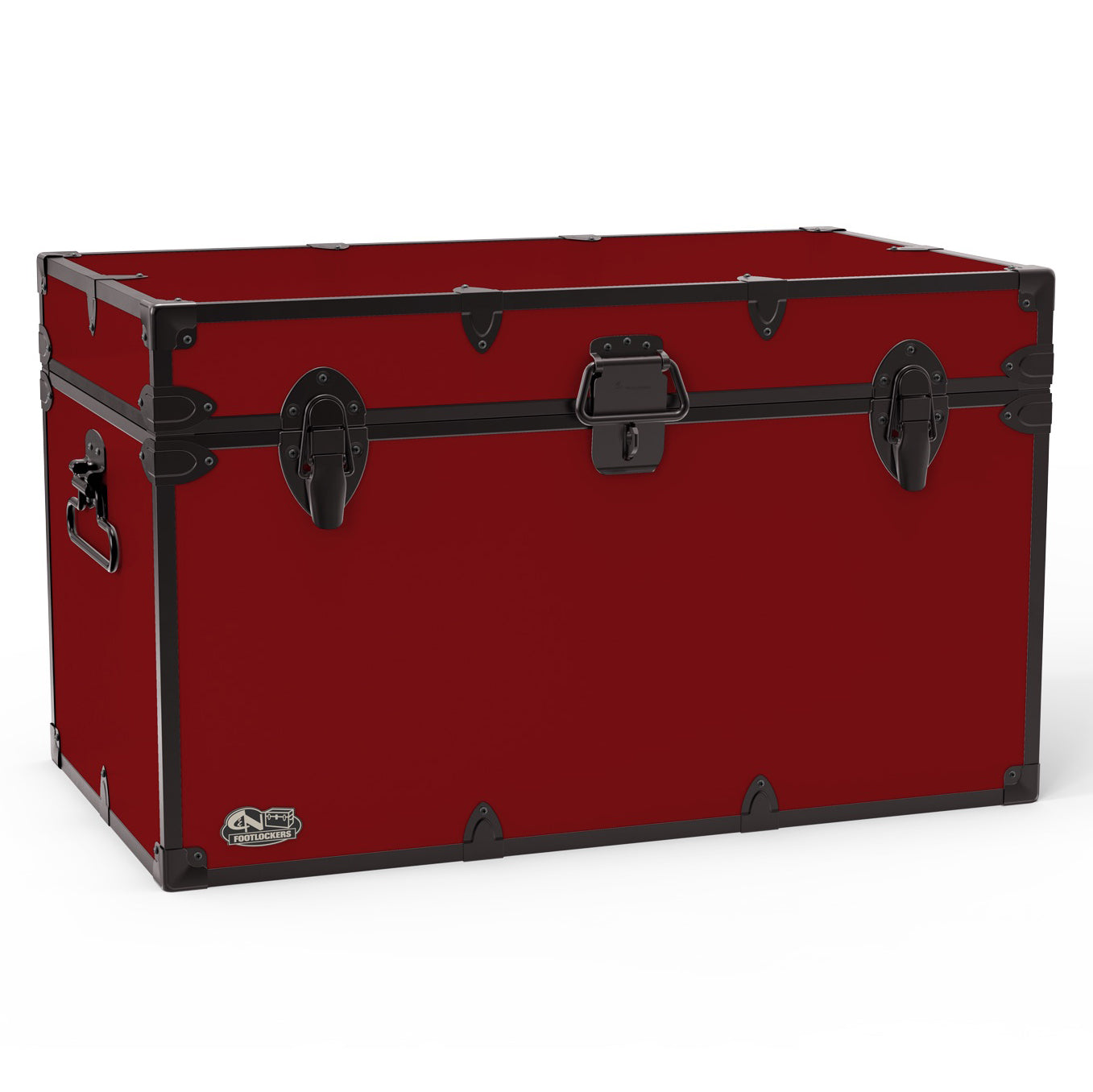 The Master Footlocker Trunk 32x18x18.5" | WTC-1105-RED-BLK
