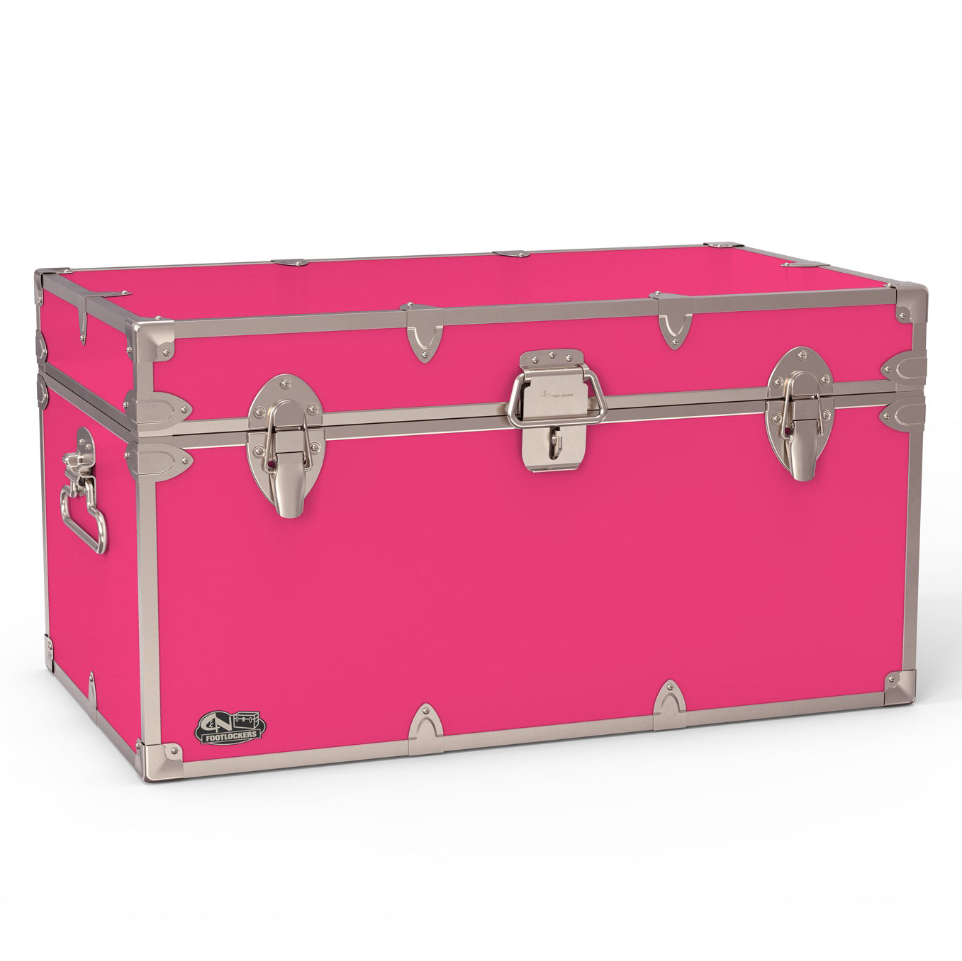 The Foreman Footlocker Trunk 32x18x16.5" | WTC-1103-HPK-SLV