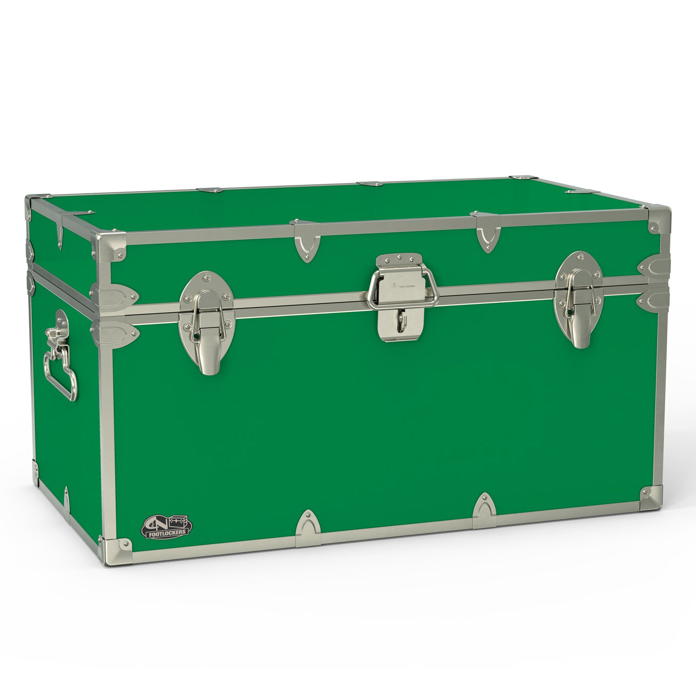 The Foreman Footlocker Trunk 32x18x16.5" | WTC-1103-KGN-SLV