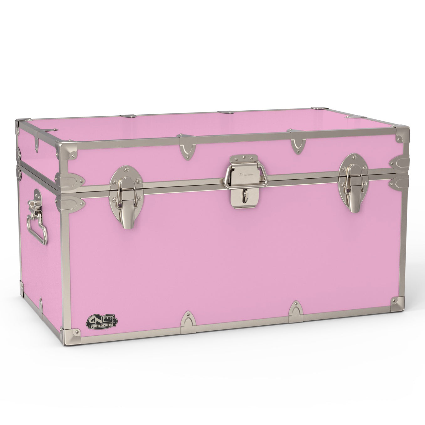 The Foreman Footlocker Trunk 32x18x16.5" | WTC-1103-LPK-SLV