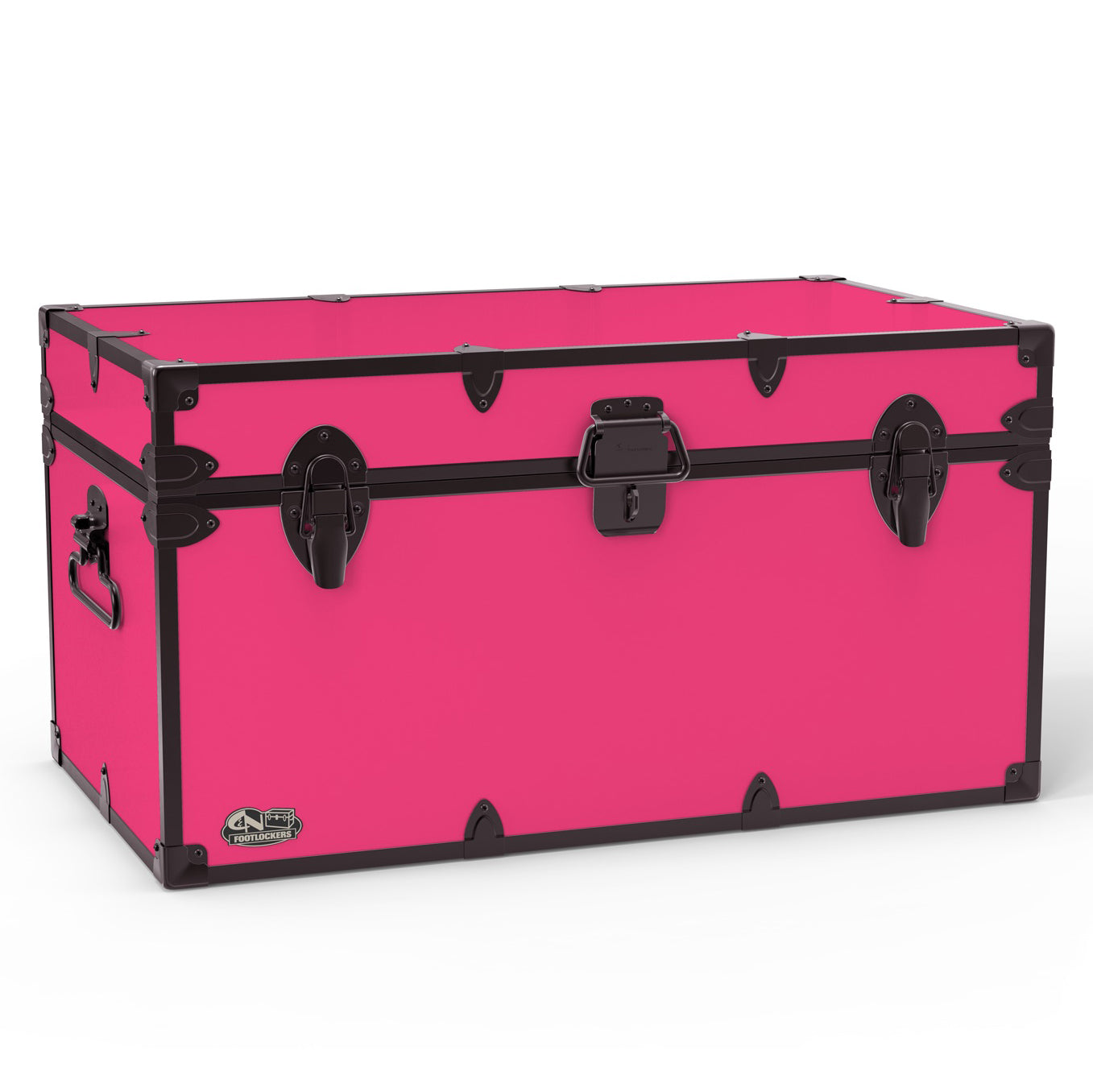 The Foreman Footlocker Trunk 32x18x16.5" | WTC-1103-HPK-BLK
