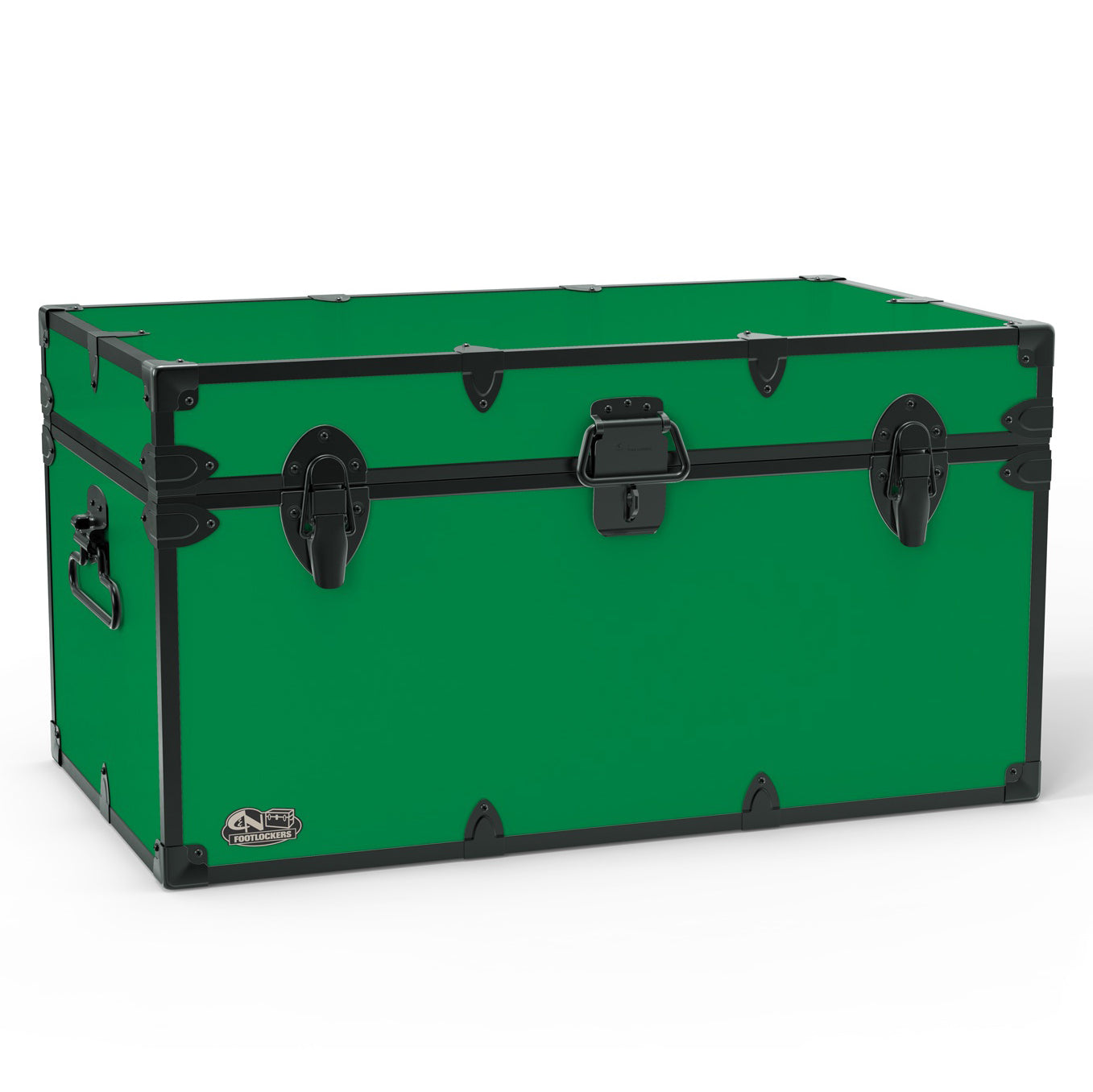 The Foreman Footlocker Trunk 32x18x16.5" | WTC-1103-KGN-BLK