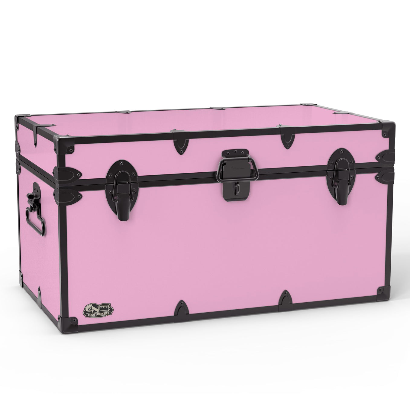 The Foreman Footlocker Trunk 32x18x16.5" | WTC-1103-LPK-BLK