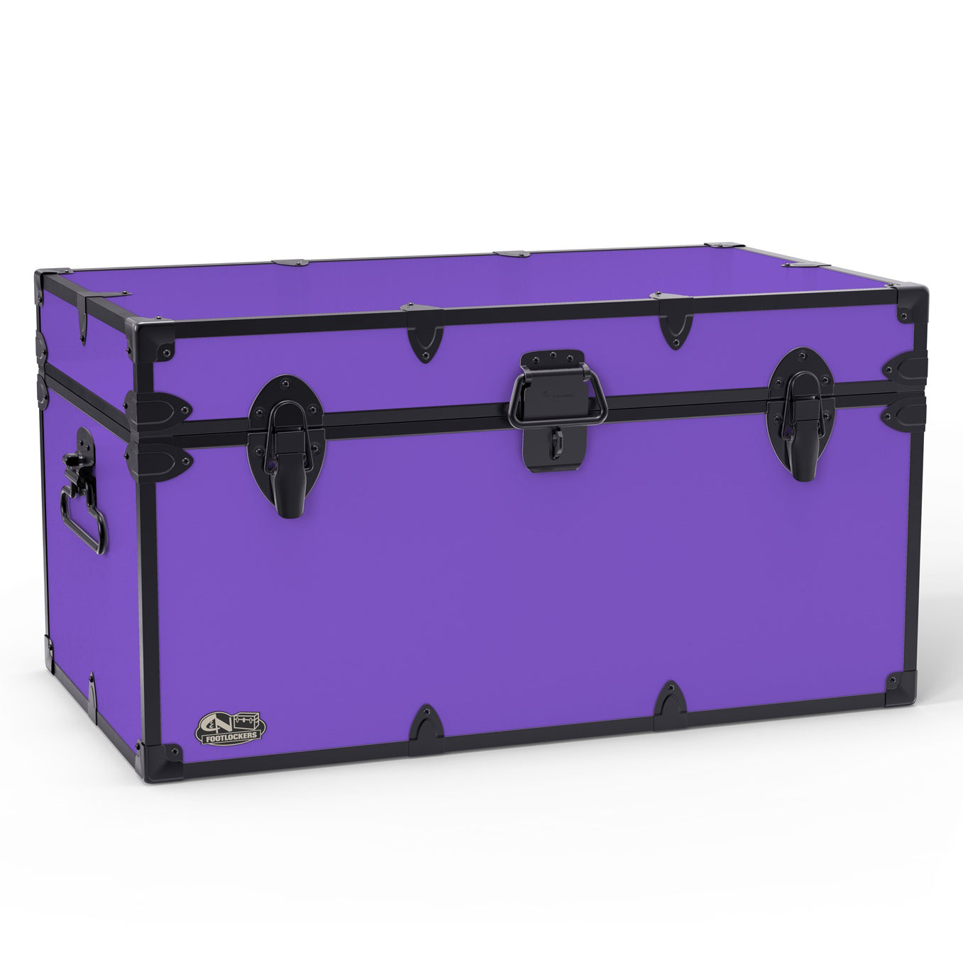 The Foreman Footlocker Trunk 32x18x16.5" | WTC-1103-LIL-BLK