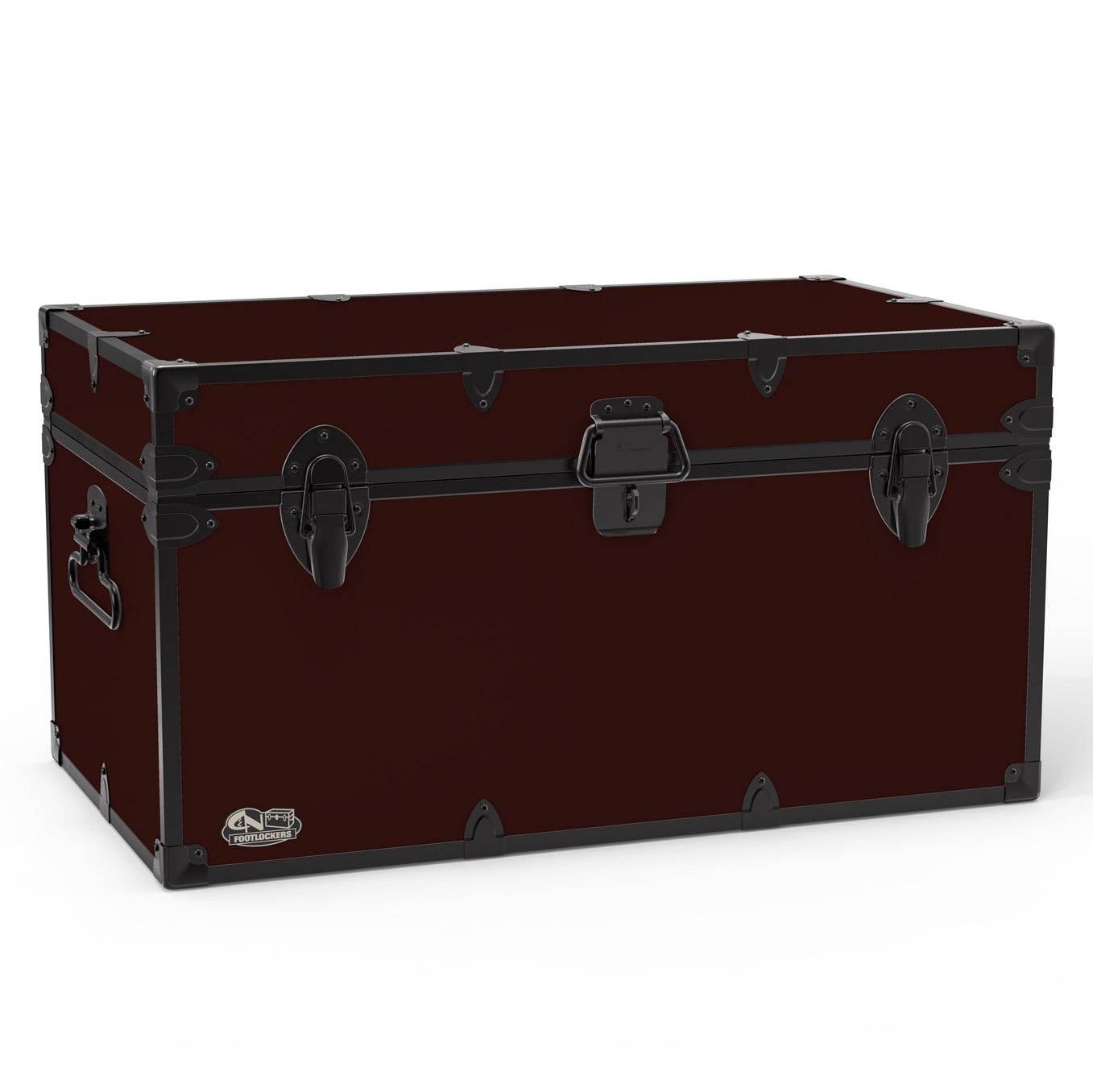 The Foreman Footlocker Trunk 32x18x16.5" | WTC-1103-MRN-BLK