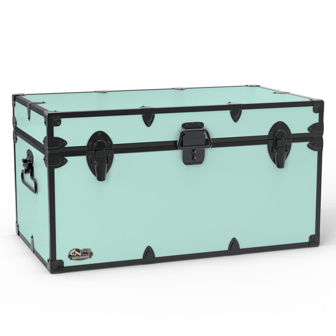 The Foreman Footlocker Trunk 32x18x16.5" | WTC-1103-MNT-BLK