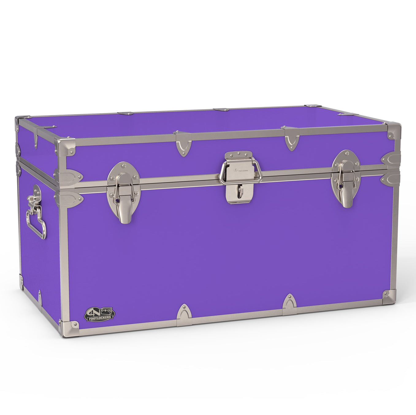 The Foreman Footlocker Trunk 32x18x16.5" | WTC-1103-LIL-SLV