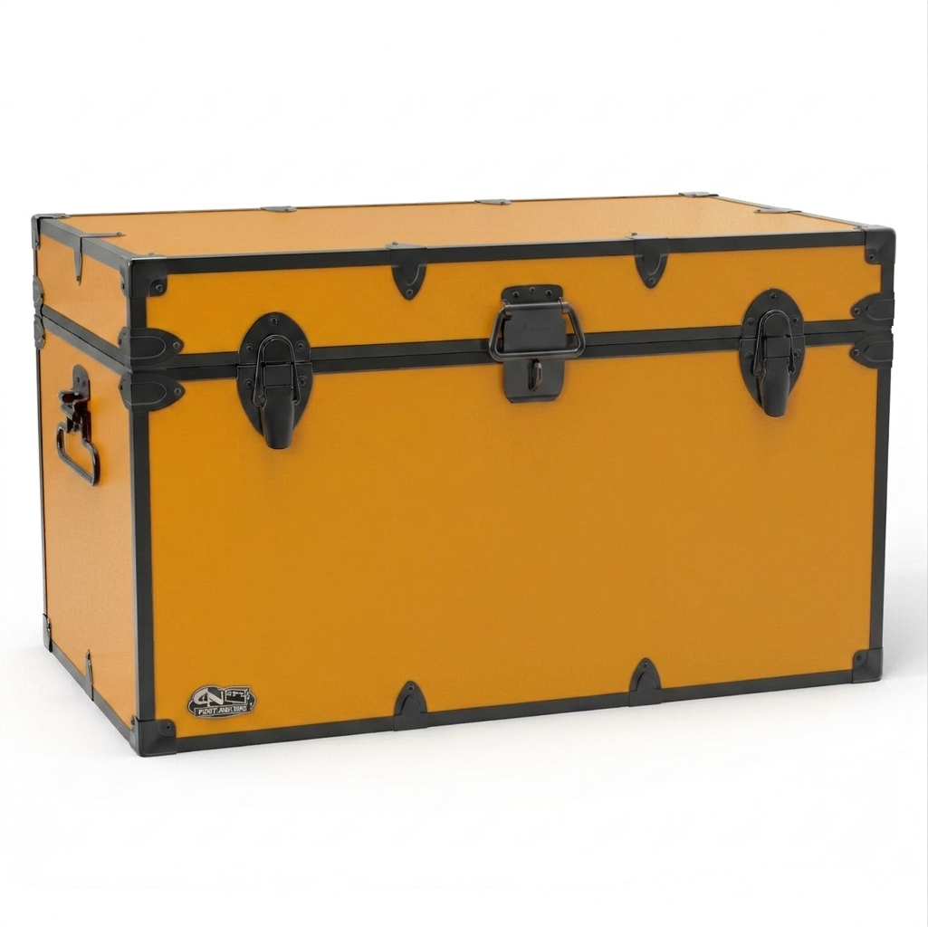 The Master Footlocker Trunk 32x18x18.5" | WTC-1105-AMB-BLK