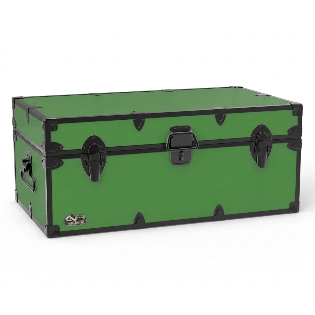The Tradesman Footlocker Trunk 32x18x13.5" | WTC-1104-LGN-BLK